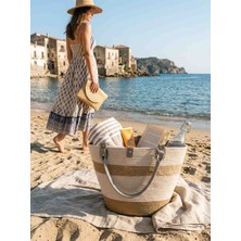 Nesdesing Hasır Plaj Çantası