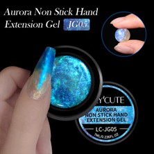 Born Pretty Aurora Solid Extension Nail Gel/aura Işıltılı 3D Hamur JEL(JG05)-7ML
