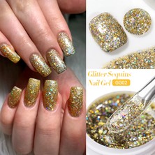 Born Pretty Lily Cute Glitter Sequins Gel/pullu Simli Kalıcı Jel OJE(GG02)-7ML