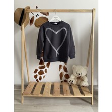 Atlasın Evreni Swetshirt Kalp 7-8 Yaş