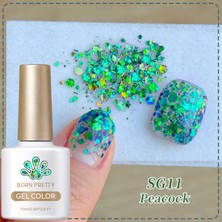 Born Pretty Glitter Gel Polish/simli Pullu Kalıcı OJE(SG11)-10ML