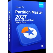 EaseUS Partition Master Professional 2027 (Windows) - 2 Pc Süresiz Orijinal Resmi Site Kodu