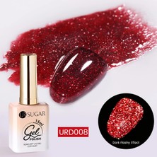 Born Pretty Ur Sugar Glitter Reflective Gel/yansıtıcı Simli Kalıcı Oje (URD08)-15ML
