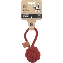 Calperia Toksik Olmayan Çekmeli Örgü Top Oyuncağı, 6,5 cm