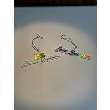 Hologram Dikiz Aynası Süsü Kişiye Özel Şık ve Modern Tasarım