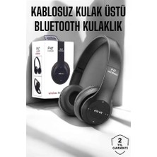 Kulak Üstü Tf Kart ve Aux Destekli Ergonomik Bluetooth Kulaklık