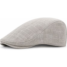 Aydın Şapkacınız Erkek Yazlık %100 Pamuk Astarlı Desenli Kasket – Nefes Alan Şapka, Lastikli Rahat Kalıp