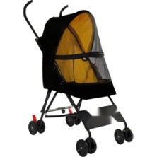 Calperia Siyah Renkli Evcil Hayvan Arabası - 76.5 * 44 * 99 cm (Max 15KG)