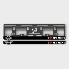 3D Pleksili Mini Cooper I My Mini Araba Plakası, Özel Tasarım