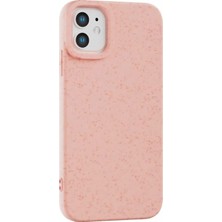 Fenza iPhone 12 Mini 13 Mini Uyumlu Darbeye Dayanıklı Silikon Telefon Kılıfı Pembe Renkli
