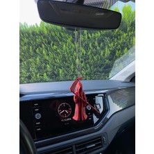 Kırmızı Azrail Araba Ayna Süsü, Şık ve Göz Alıcı Dikiz Süsü