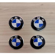 OEM Bmw Alüminyum Jant Göbeği Arma Yapıştırma Sticker 56 mm