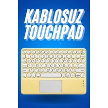 Bluetooth Touchpad Klavye Ultra Ince Taşınabilir Q Klavye