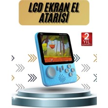 Prativas 3.5 Inç Mini Atari Taşınabilir Oyun Konsolu 666 Adet Oyun