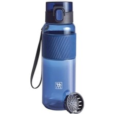 Calperia 680 ml Kapasiteye Sahip Su Şişesi, Tritan, Koyu Mavi
