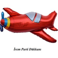 İrem Parti Dükkanı Kırmızı Uçak Folyo Balon 53X94