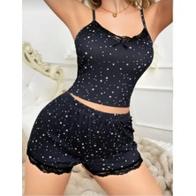 %100 Pamuklu Yazlıkrahat Terletmezşortlu Babydoll Penye Geceelbisesi