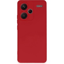 Prativas Redmi Note 13 Kılıf Nano Içi Kadife Silikon - Kırmızı