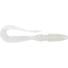 Calperia 2.5" Clear Silver Glow Silikon Yem