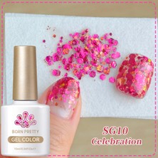 Born Pretty Glitter Gel Polish/simli Pullu Kalıcı OJE(SG10)-10ML