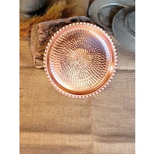 Moda Bakır Dövme Bakır Tepsi 27 cm