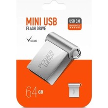 Prativas 64GB USB 3.0 Metal Mini Flash Bellek