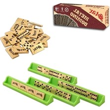 Calperia 28 Taşlı Metal Domino Oyun Seti - Akıl ve Strateji Oyunu