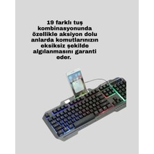 Mekanik LED Gaming Klavye Mouse Seti – Yüksek Tepki ve Ergonomi