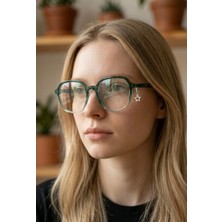 Whimsy White Minimal Yıldız Figürlü Gözlük Charmı - Gözlük Takısı Aksesuarı 2 Adet (Ince Sap Uyumlu)