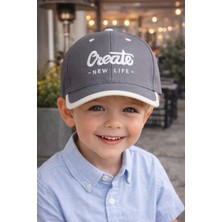 Aydın Şapkacınız 3-6 Yaş Erkek Çocuk Şapka %100 Pamuk Ayarlanabilir Cırtlı Kep Yazlık Günlük Spor Şapka
