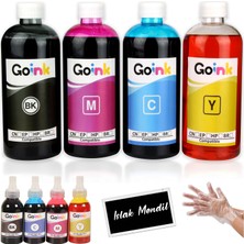 Goink Brother DCP-T436W BTD100 Cmyk Muadil Murekkep Seti 4X500ML