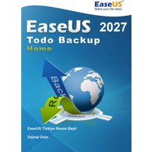 EaseUS Todo Backup Home Edition 2027 (Windows) - 1 Pc Süresiz Orijinal Resmi Site Kodu