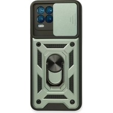 Prativas 8 Kılıf Pars Lens Yüzüklü Silikon - Yeşil