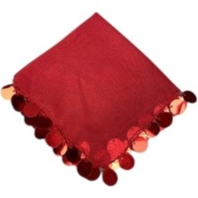 Karakız Halay Mendili Kırmızı Liralı