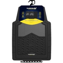 Calperia Ev ve Araçlara Uygun 4 Parça Universel 3D Havuzlu Paspas