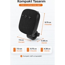 Peachtec Peachtech Bisiklet Bluetooth Hoparlör | Gidon Montajlı Kablosuz Speaker | Suya Dayanıklı | Outdoor