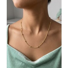 Atlasın Evreni Kolye 60 cm - Gold