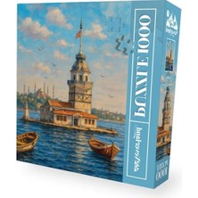 Calperia 1000 Parça Yapboz - Kız Kulesi Manzarası