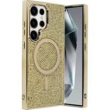 Prativas Galaxy S25 Helen Magsafe Kapak - Gold