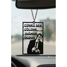 Mio Life Müslüm Gürses Pleksi Dikiz Aynası Süsü Yazılı Araba Süsü – 3 mm Siyah Pleksi Oto Aksesuar