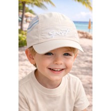 Aydın Şapkacınız 3-6 Yaş Erkek Çocuk Şapka %100 Pamuk Ayarlanabilir Cırtlı Kep Yazlık Günlük Spor Şapka