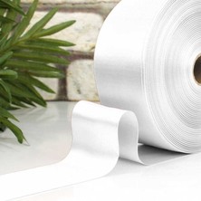Karakız Saten Kurdele Beyaz 6cm 1 Top 50 Mt
