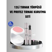 Tırnak Matkabı ve LED Oje Kurutucu 2’li Profesyonel Bakım Seti