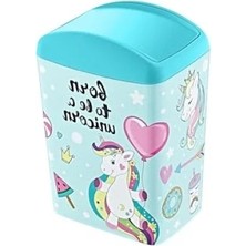 Calperia Hijyenik Çöp Kutusu - 5 Lt Kapasiteli, Döner Kapaklı Tasarım