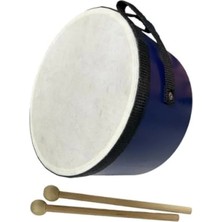 Calperia Mavi Çocuk Davulu ve Yer Davulu Seti