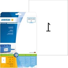 Calperia Kendinden Yapışkanlı Evrensel Etiketler, Beyaz, 25 Yaprak, A4