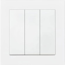 Calperia Üçlü Anahtar Mekanizması - Beyaz