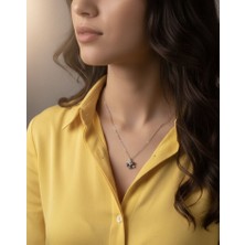 Atlasın Evreni Yonca Detaylı Silver Çok Renkli - Standart