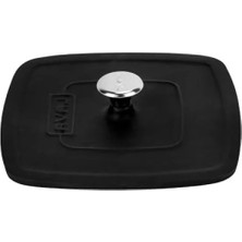 Calperia Döküm Demir Grill Pres - Kare - 21 x 21 cm