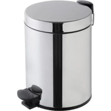 Calperia Yavaş Kapanır Paslanmaz Çelik Çöp Kovası - 4,5 Litre